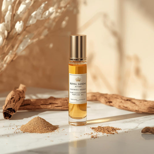Royal Sandal Attar – Pure Sandalwood attar perfume (12ml) - saffar-e-ittar